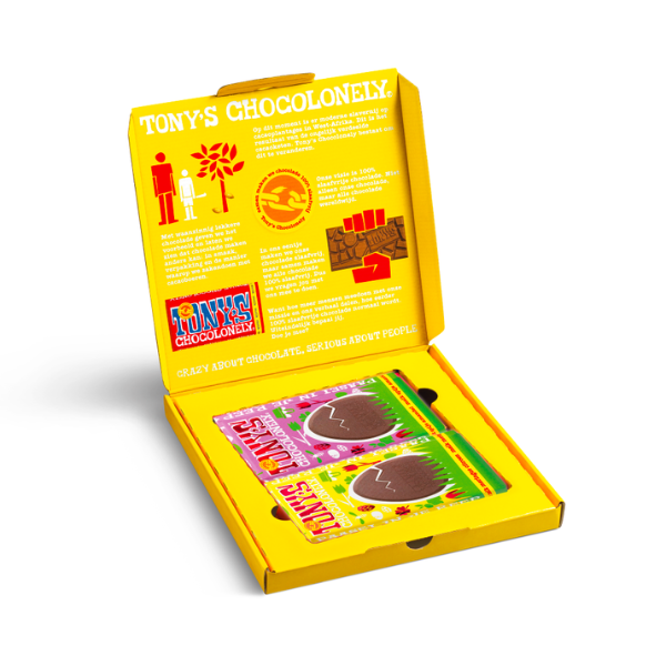 Tony's Chocolonely duo-doosje Pasen Tony's Chocolonely duo-doosje Pasen